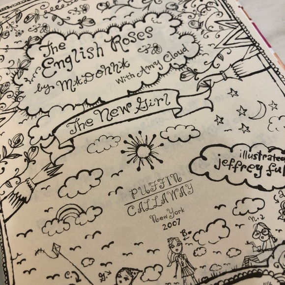 The English Roses Series Book 3 The New Girl by Madonna (2007, Hardcover) - Picture 7 of 10